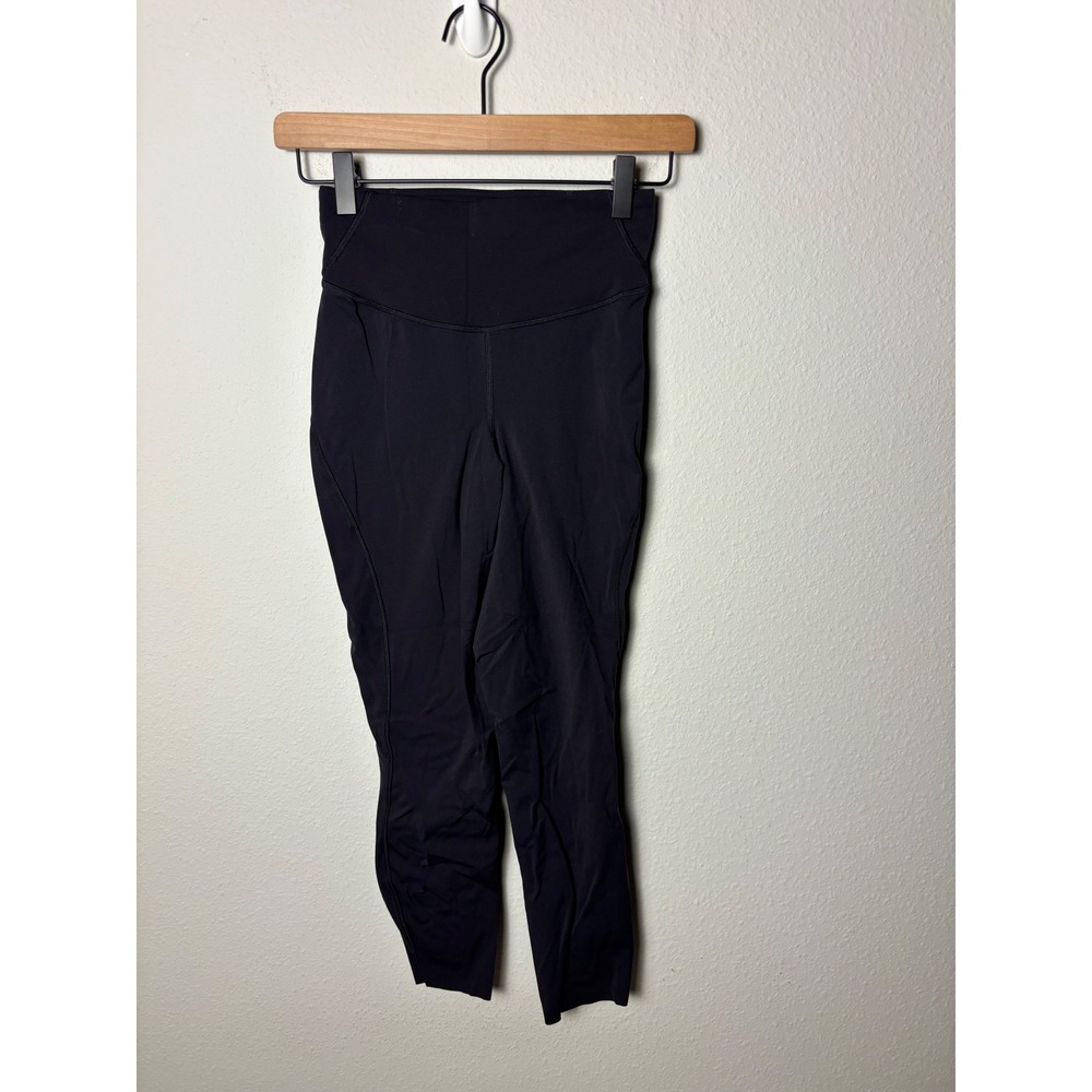 Lululemon Base Pace High-Rise Running Tight 25 Brushed Nulux Black Size 4